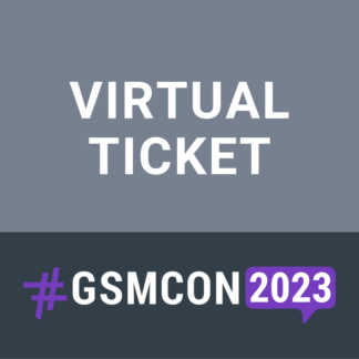 GSMCON2023 Virtual Ticket
