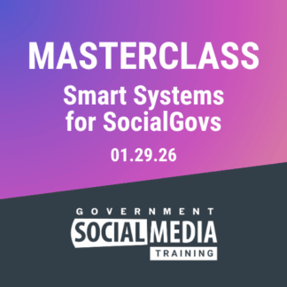 Masterclass: Smart Systems for SocialGovs