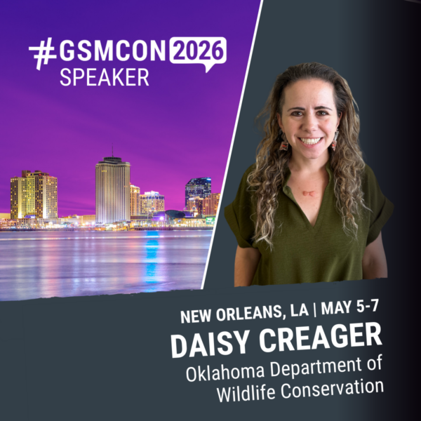 Daisy Creager Square GSMCON2026 Speaker Graphic