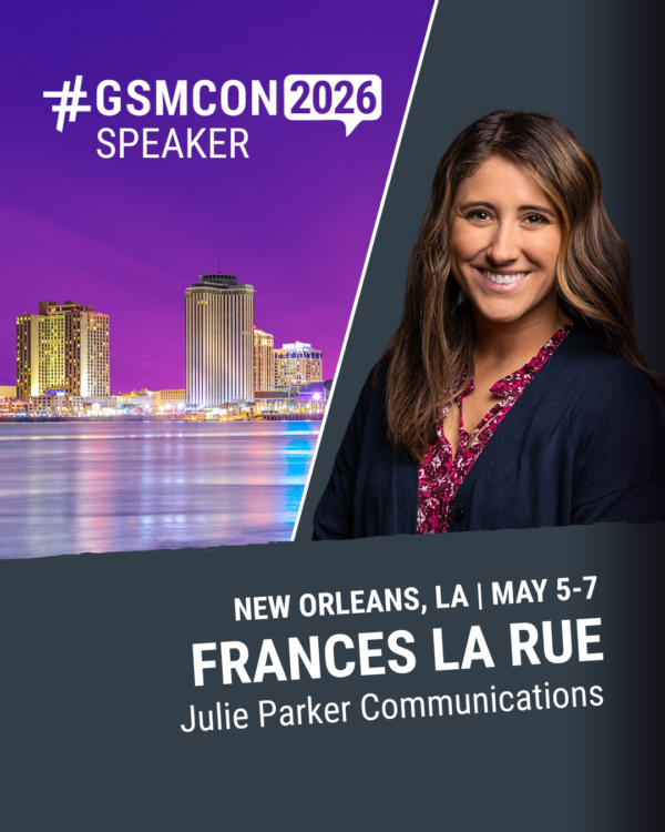 Frances La Rue IG GSMCON2026 Speaker Graphic