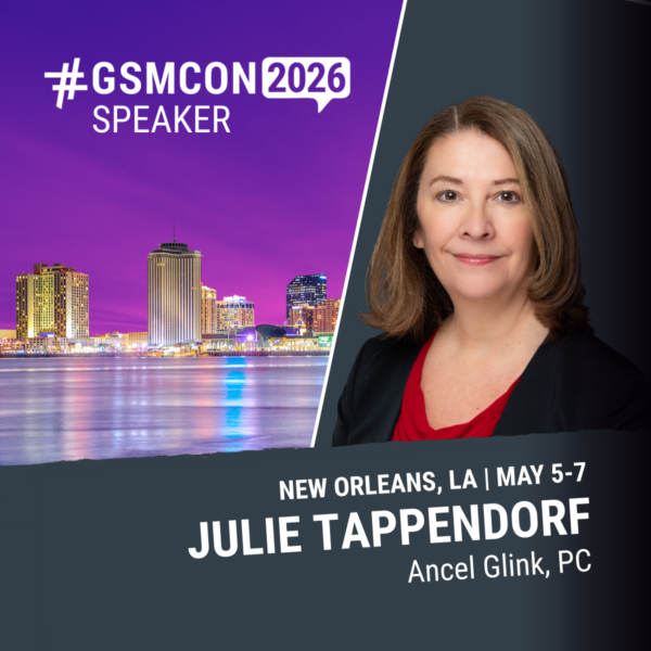 Julie Tappendorf Square GSMCON2026 Speaker Graphic