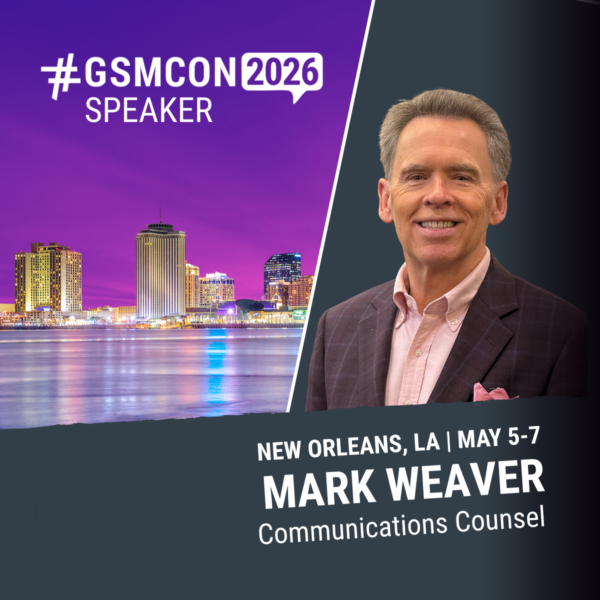 Mark Weaver Square GSMCON2026 Speaker Graphic