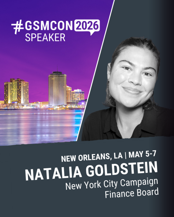 Natalia Goldstien IG GSMCON2026 Speaker Graphic