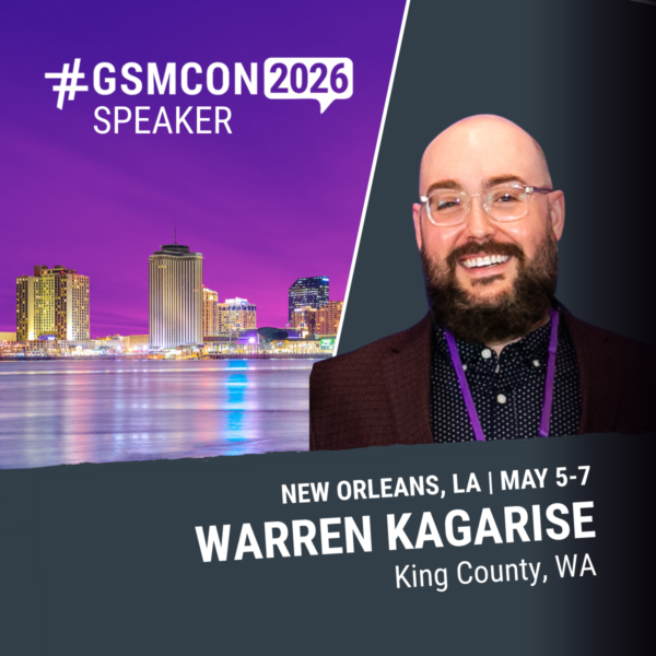 Warren Kagarise Square GSMCON2026 Speaker Graphic