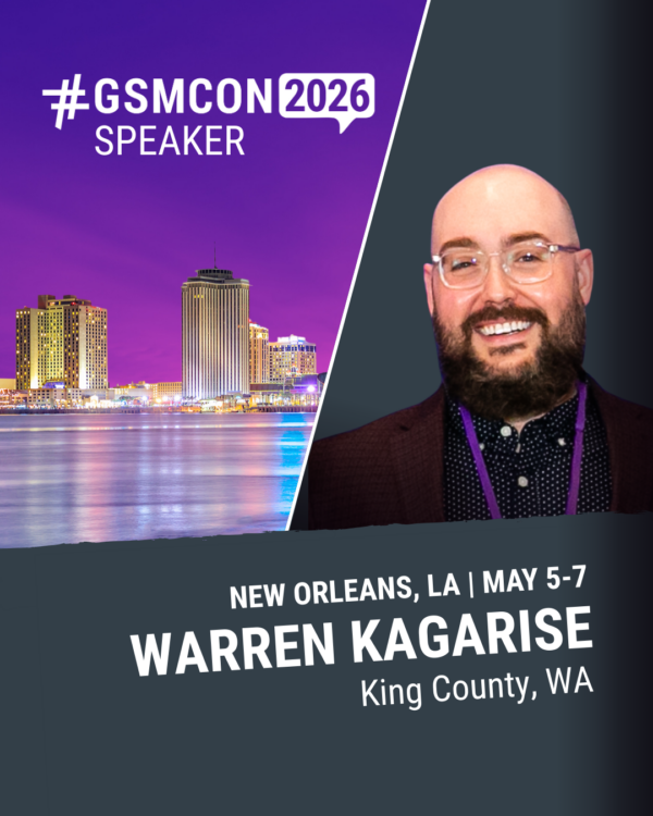 Warren Kagarise IG GSMCON2026 Speaker Graphic