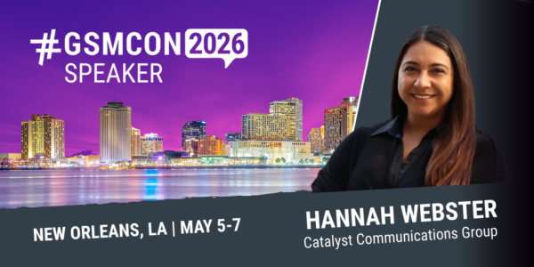 Hannah Webster X/Twitter GSMCON2026 Speaker Graphic