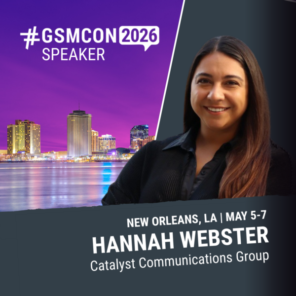 Hannah Webster Square GSMCON2026 Speaker Graphic