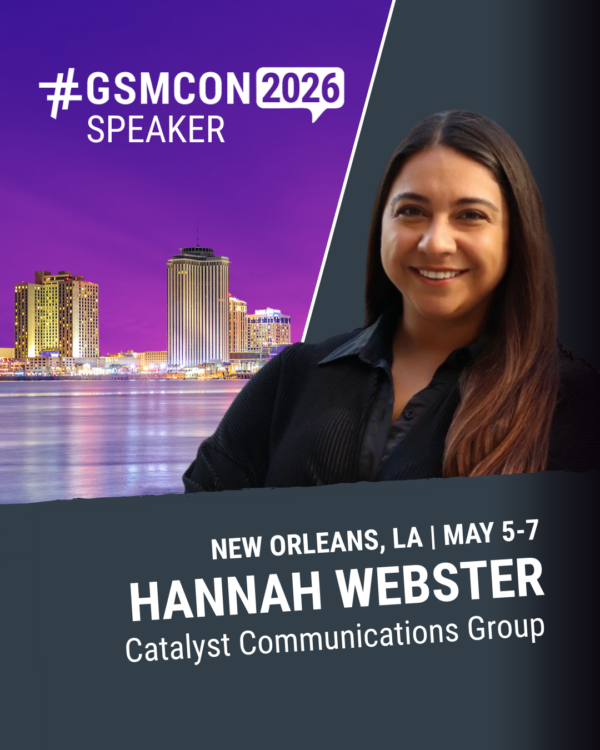 Hannah Webster IG GSMCON2026 Speaker Graphic